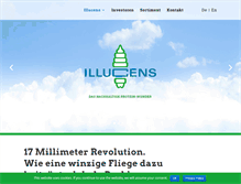 Tablet Screenshot of illucens.com